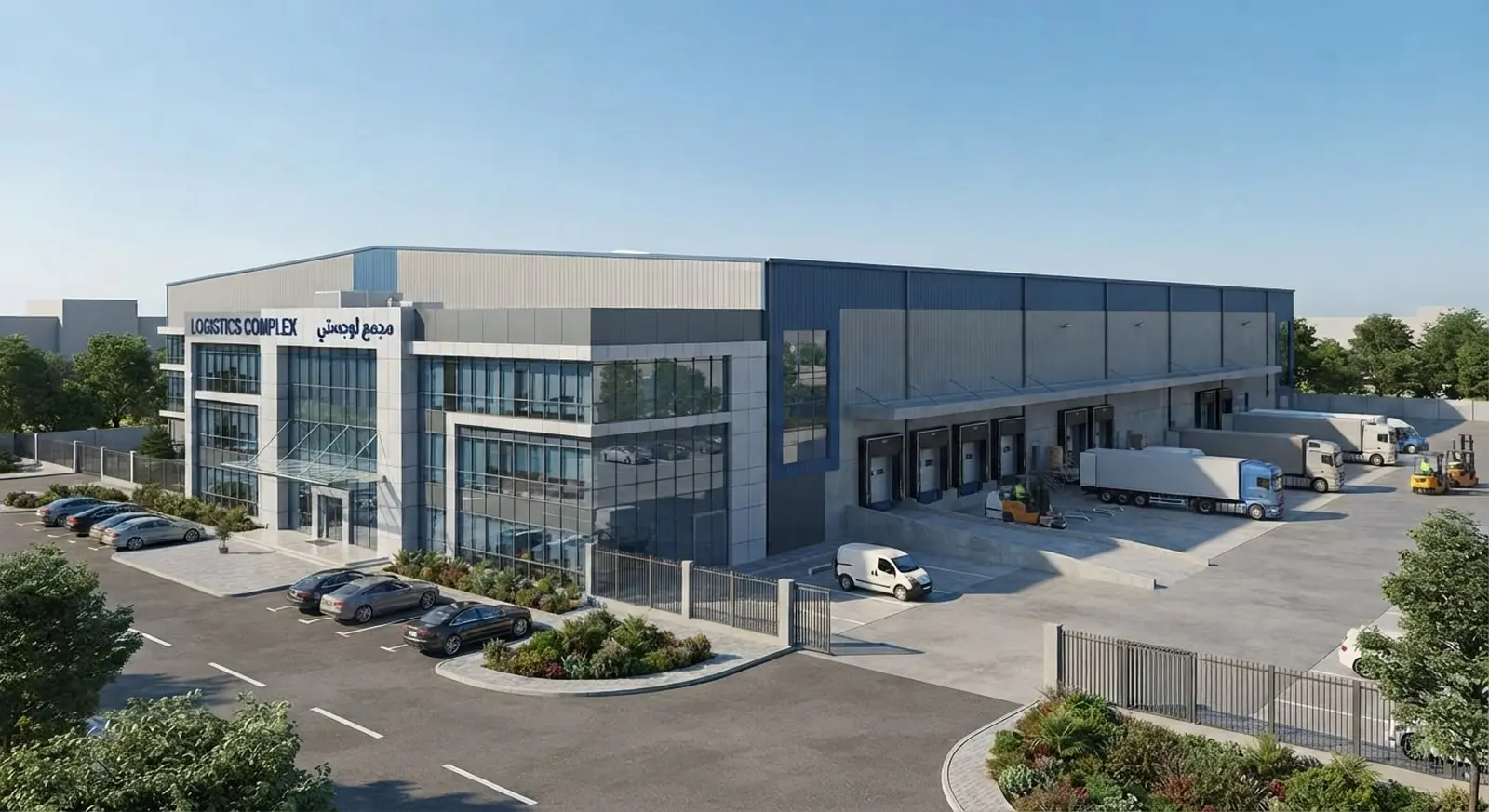 The logistics complex at Rusayl