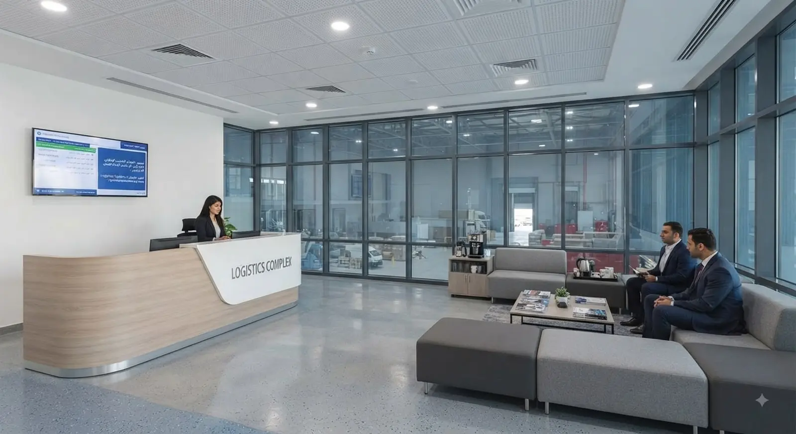 Reception and waiting area